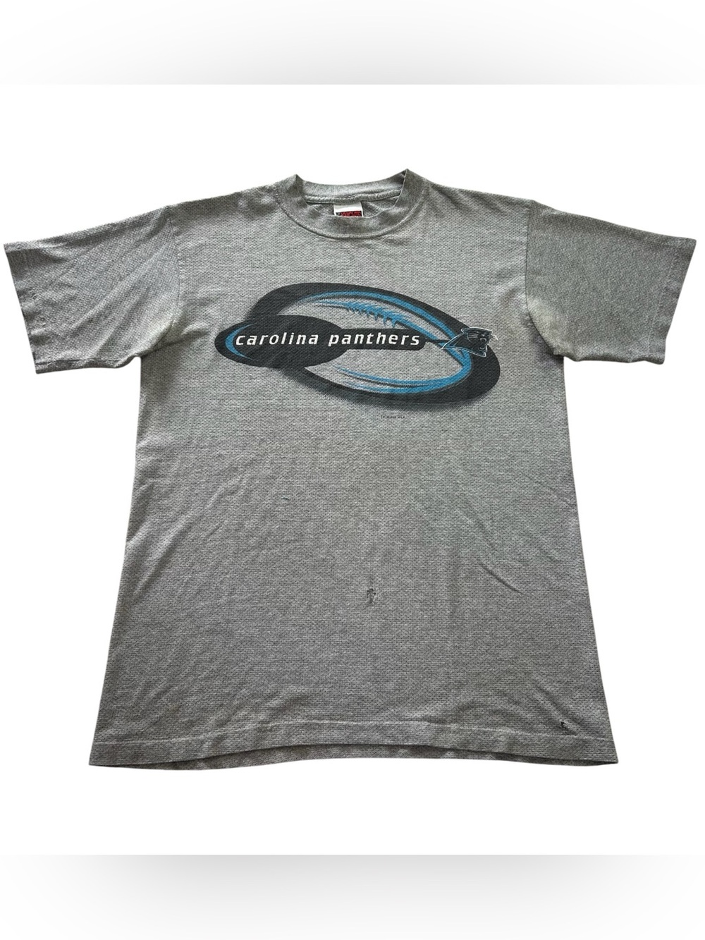 Vintage 2000 Carolina Panthers Shirt Large Heavyweight Mesh Y2K NFL Iron Knights